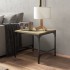 Mesas auxiliares 2 uds madera roble Sonoma 40x40x35