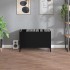 Mueble para discos madera contrachapada negro 74,5x38x48