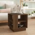 Mesa de centro madera de ingeniería roble marrón 40x40x43