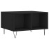 Mesa de centro madera contrachapada negro 60x50x36,5