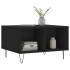 Mesa de centro madera contrachapada negro 60x50x36,5