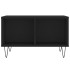 Mesa de centro madera contrachapada negro 60x50x36,5
