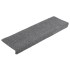 Alfombrillas de escalera 10 unidades gris claro 65x21x4