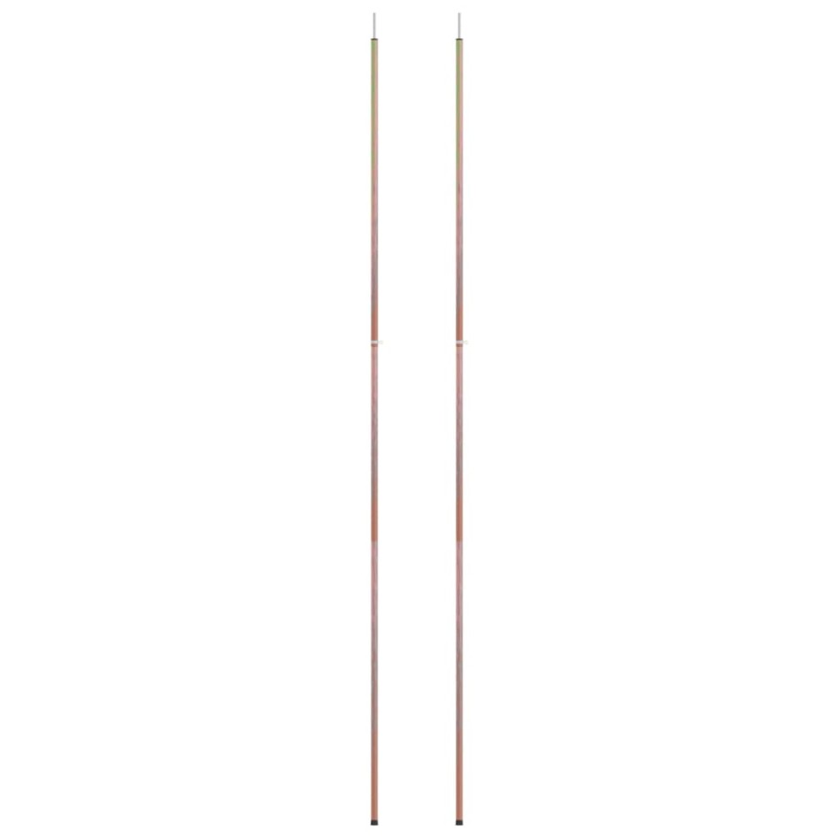 Postes telescópicos tienda campaña acero 2 uds 170-255