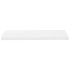 Estante flotante de pared 2 uds MDF blanco brillo