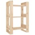 Estantería/divisor de espacios madera maciza pino 60x35x91