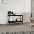 Mueble para TV madera contrachapada y acero negro 60x33x41
