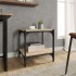 Mueble para TV contrachapada y acero roble Sonoma 40x33x41