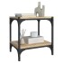 Mueble para TV contrachapada y acero roble Sonoma 40x33x41
