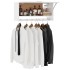 Armario de madera contrachapada blanco 70x32,5x35