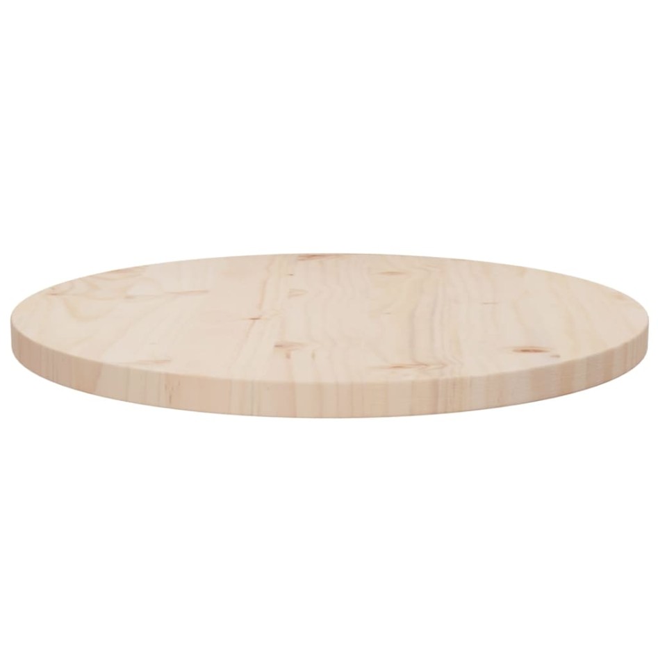 Superficie de mesa madera maciza de pino Ø50x2,5