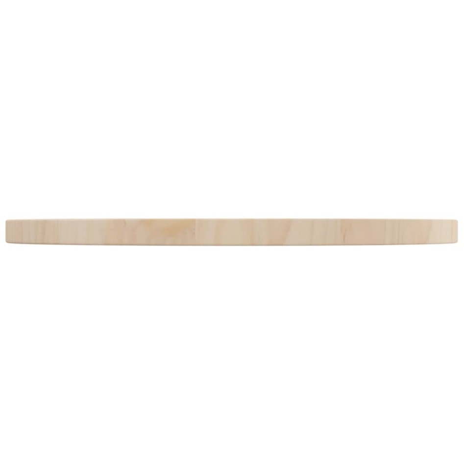Superficie de mesa madera maciza de pino Ø50x2,5