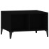 Mesa de centro madera contrachapada negro 60x50x36,5