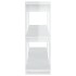 Estantería/divisor de espacios blanco brillante 100x30x87