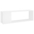 Mueble para TV madera contrachapada blanco 100x24x32