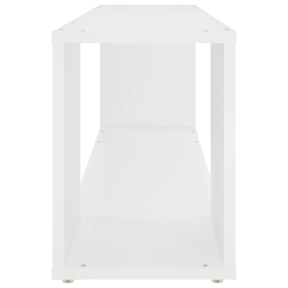 Mueble para TV madera contrachapada blanco 100x24x32