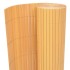 Valla de jardín de doble cara amarilla 90x300