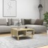 Mesa de centro madera contrachapada roble Sonoma 60x60x30