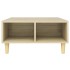 Mesa de centro madera contrachapada roble Sonoma 60x60x30
