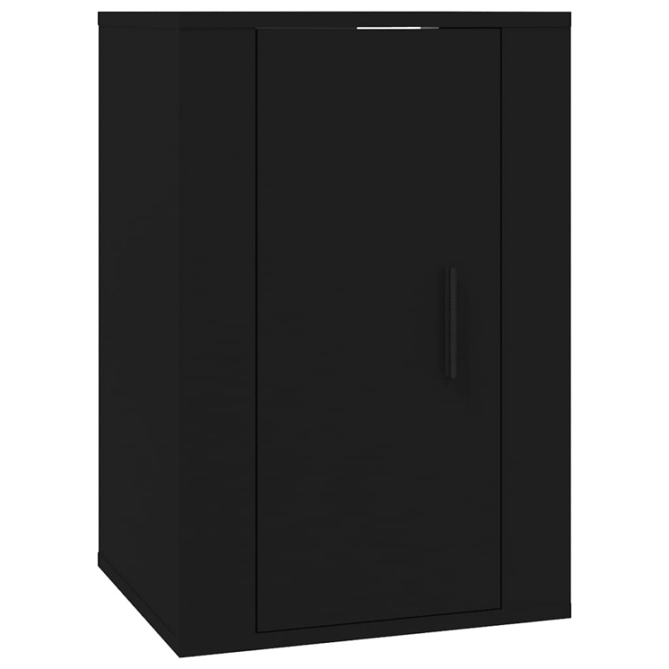 Mueble para TV de pared negro 40x34,5x60