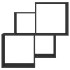 Estante cubo de pared madera contrachapada negro 80x15x78,5