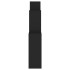 Estante cubo de pared madera contrachapada negro 80x15x78,5