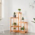 Soporte para flores de madera maciza abeto 62,5x61,5x101,5