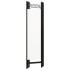 Biombo divisor de 5 paneles blanco 200x180