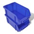 Cajas de almacenaje de garaje de pared 30 pzas azul y