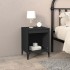 Mesitas de noche 2 unidades negro 40x35x50