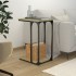 Mesa auxiliar madera contrachapada roble Sonoma 40x30x60