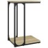 Mesa auxiliar madera contrachapada roble Sonoma 40x30x60