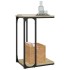 Mesa auxiliar madera contrachapada roble Sonoma 40x30x60