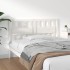 Cabecero de cama madera maciza de pino blanco 145,5x4x100