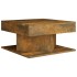 Mesa de centro madera contrachapada roble ahumado 57x57x30