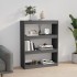 Estantería/divisor de espacios madera pino gris 80x30x103,5