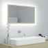 Espejo de baño acrílico color roble Sonoma 80x8,5x37