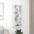 Estantería de pared madera contrachapada blanco 36x16x90