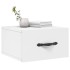 Mesitas de noche de pared 2 uds blanco 35x35x20