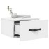 Mesitas de noche de pared 2 uds blanco 35x35x20