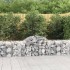 Cesta de gaviones forma arco hierro galvanizado 200x50x60/80