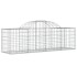 Cesta de gaviones forma arco hierro galvanizado 200x50x60/80