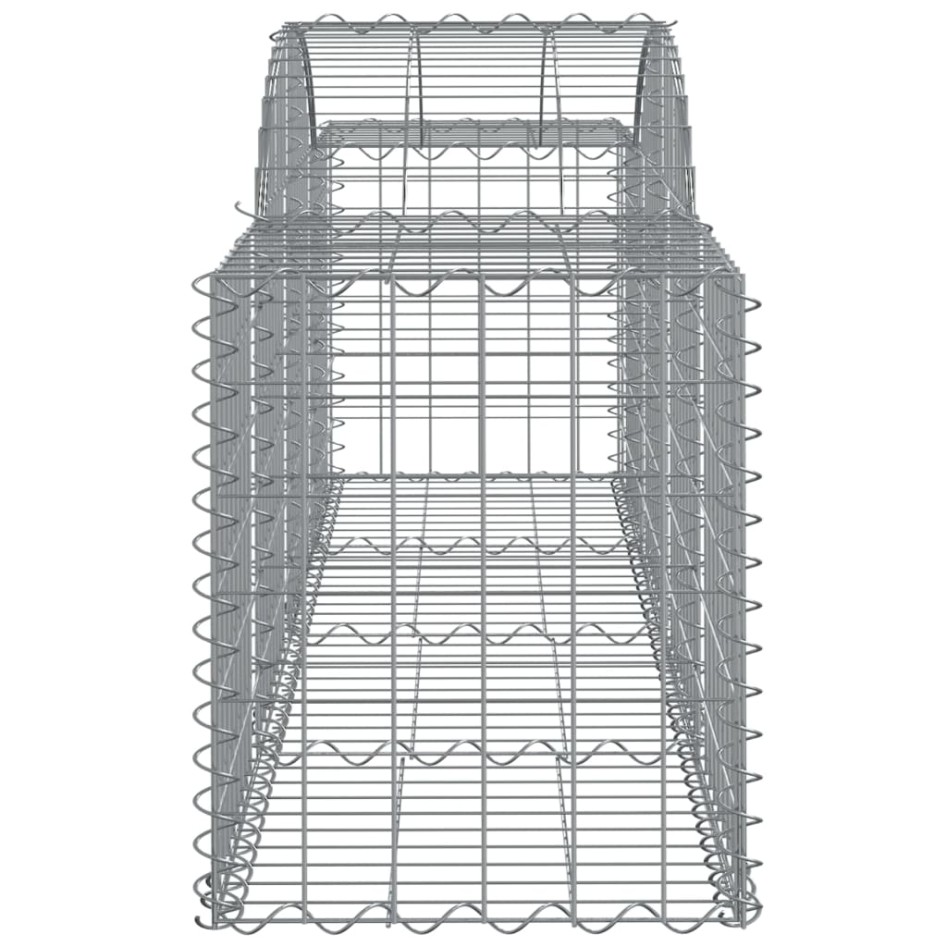 Cesta de gaviones forma arco hierro galvanizado 200x50x60/80