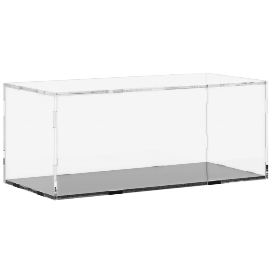 Caja de exposición acrílico transparente 34x16x14