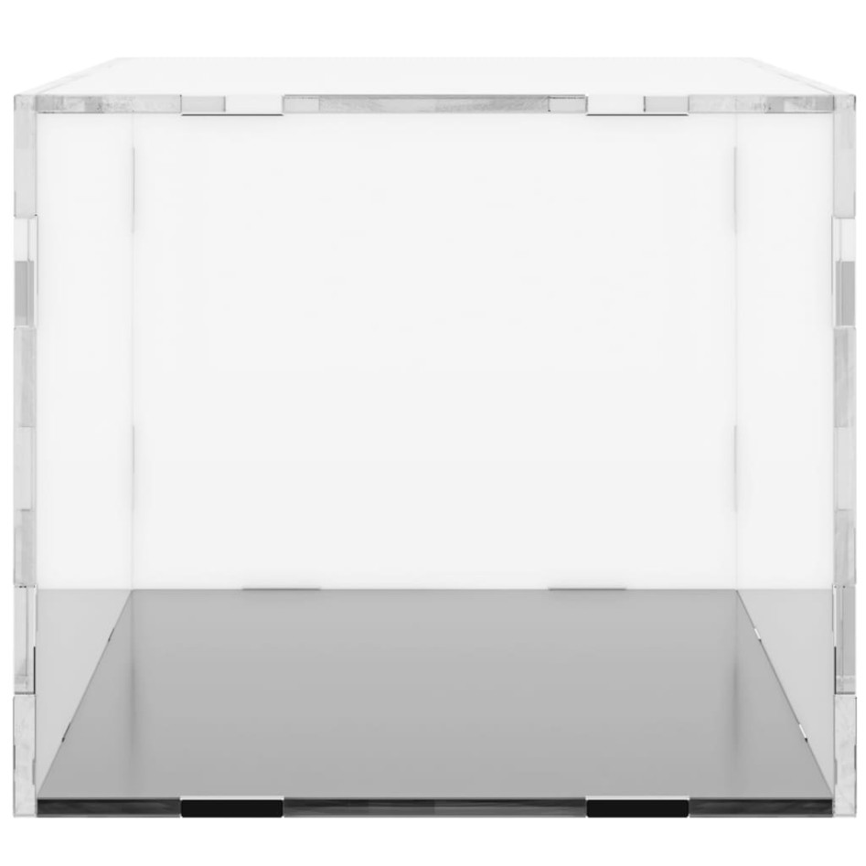 Caja de exposición acrílico transparente 34x16x14