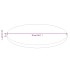 Tablero de mesa redonda madera roble marrón claro Ø50x1,5