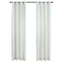 Cortinas opacas con anillas 2 uds terciopelo crema 140x175