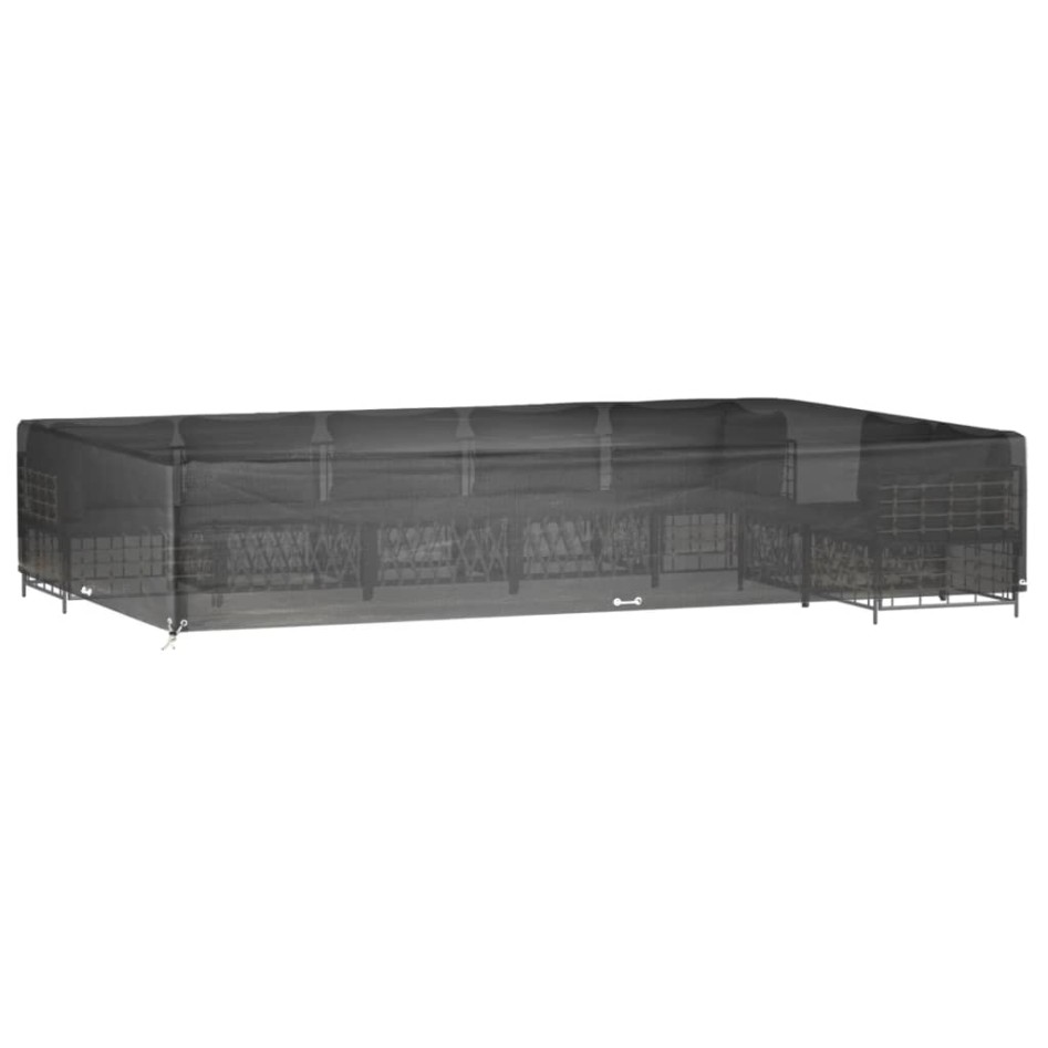 Funda para muebles jardín 16 ojales rectangular 325x205x60