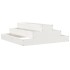 Jardinera de madera maciza de pino blanco 80x80x27