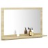 Espejo de baño madera contrachapada color roble 60x10,5x37